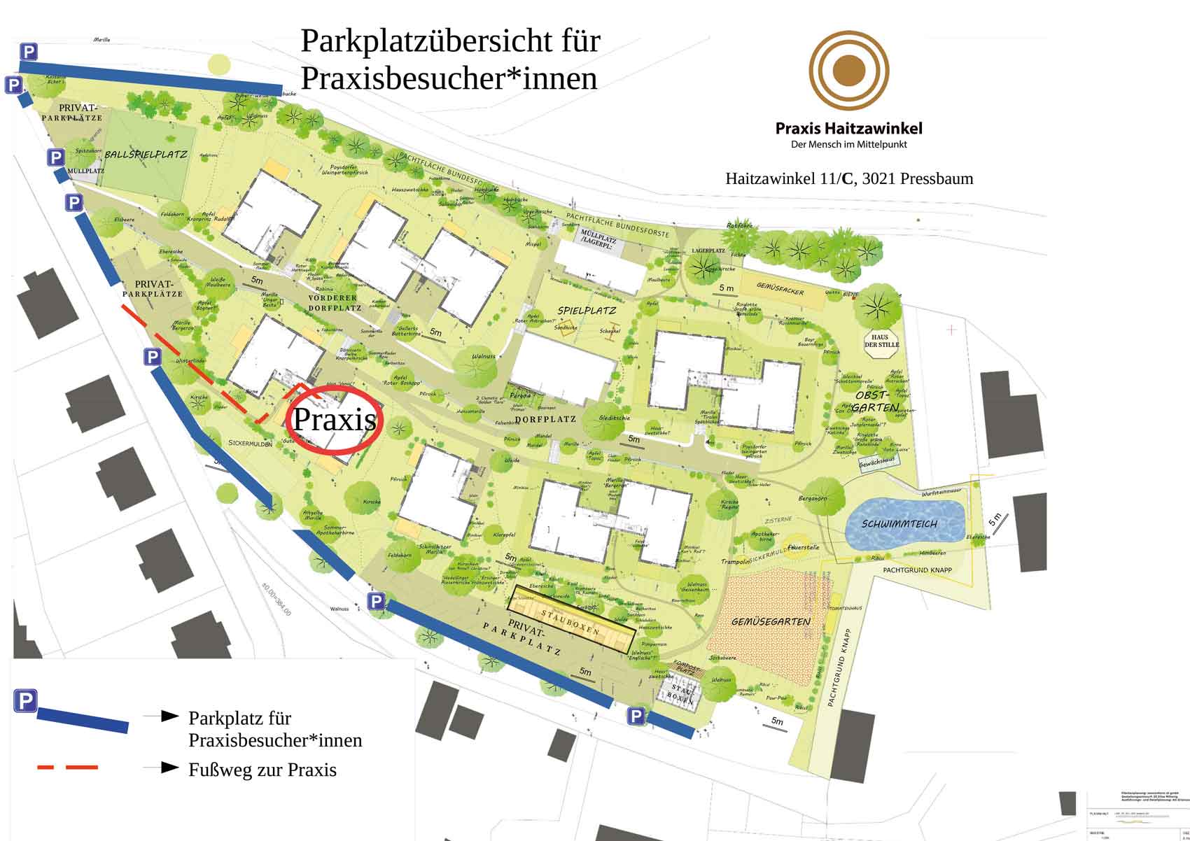 Parkplatzübersicht